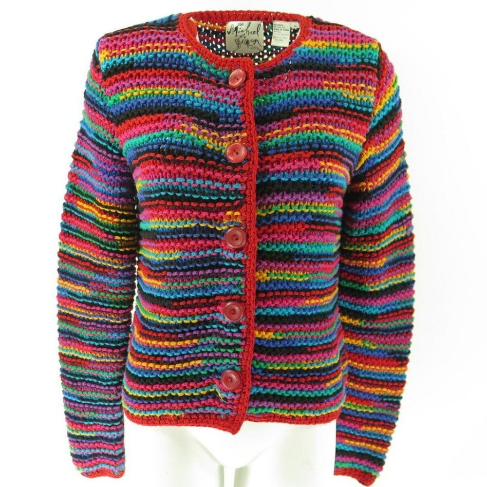 Michael Simon super rare rainbow sweater